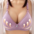 thumbnail image 3 of Tbopshirt Bras for Women Push Up Bra Ladies Traceless Comfortable No Steel Ring Breathable Gathering Bra Underwear, 3 of 4