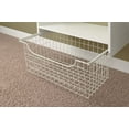 thumbnail image 2 of Easy Track 1312 12" Wire Basket - White, 2 of 2