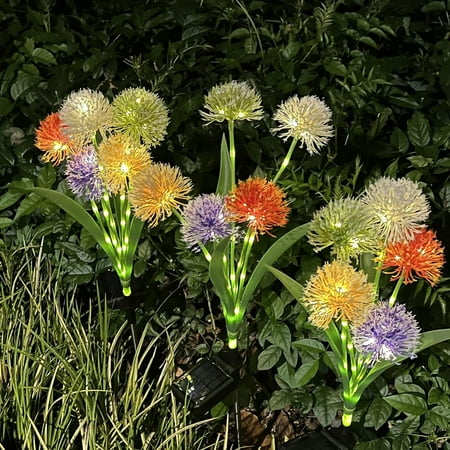 

Stunning and Vibrant Colorful Solar Garden Lights - Waterproof Outdoor Passage Decoration with 5 Lamp Holders - Beautiful and Functional Addition for Porch Courtyard Lawn - Perfect Gard