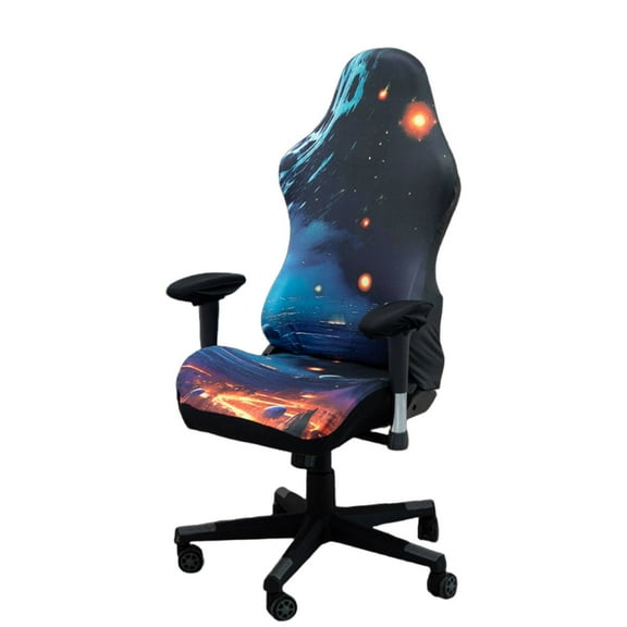 AUQ Gaming Chair Cover,Lazy Recliner Chair,Trendy Print Chair Covers,Soft Computer Chair Cover for Long Gaming Sessions,Doomsday