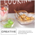 thumbnail image 4 of 2 tazones de vidrio para pudín, gelatina y postres en forma de corazón para el hogar., 4 of 7