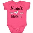 thumbnail image 3 of Inktastic Nana's Favorite- Heart Grandchild Boys or Girls Baby Bodysuit, 3 of 5
