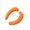 Orange, variant on U - Shaped Toilet Seat Cushion/Pad, Universal Toilet Seat Cover Pad , Thickened Washable Polyester Fiber, Soft Warm Breathable Commode Seat Cushion, Easy Installation, Fits Round & Rectangular Seats