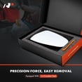 thumbnail image 5 of A-Premium Left Driver Side Heated Mirror Glass with Backing Plate Compatible with Kia Forte 2019 2020 2021 2022 2023 - Exterior Side View Flat Mirror, 5 of 5