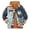 Blue, variant on Meichang Men's Flannel Shirts Casual Plaid Hoodies Streetwear Button Down Shirt Jacket Classic Fit Long Sleeve Cardigan Jacket