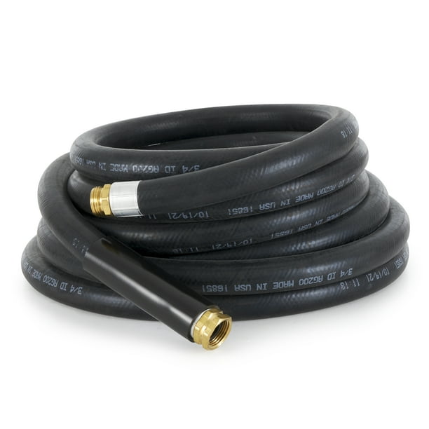 Apache 98108802 25 Foot Industrial Rubber Garden Water Hose with