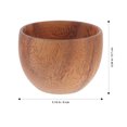thumbnail image 3 of 2 Pcs Flatware Decorative Bowl Charcuterie Board Dish Household Wooden Japanese-style, 3 of 6