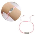 thumbnail image 3 of DESIGNICE 2026 New Pink Ribbon Charm Bracelet Breast Cancer Awareness Bracelets Faith Hope Courage Strength Inspirational Bangle Jewelry, 3 of 6