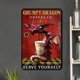 thumbnail image 2 of Placa Metal Vintage Dragón Pintura Hierro Rectangular 20x30 Cm Rojo, 2 of 9