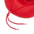thumbnail image 6 of KelaJuan Women Men Cowboy Hat Classic Roll Up Brim Fedora Cowgirl Hat Western Cowboy Hat Stage Performance Hat, 6 of 6