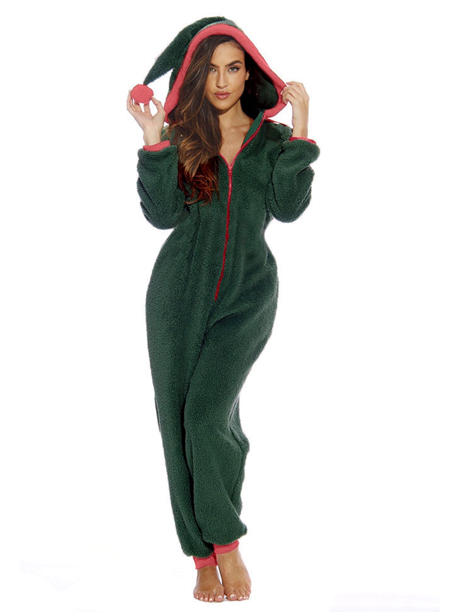 one piece fleece jumpsuit