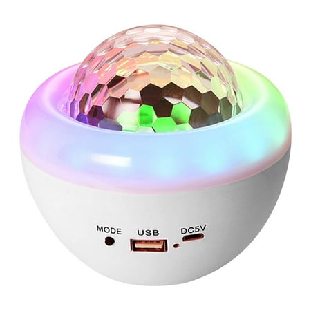 

New Water Wave Pattern Sky Projection Light Bluetooth Sound Ocean Light Projector Card Insert Bounce Stage Light Night Light.