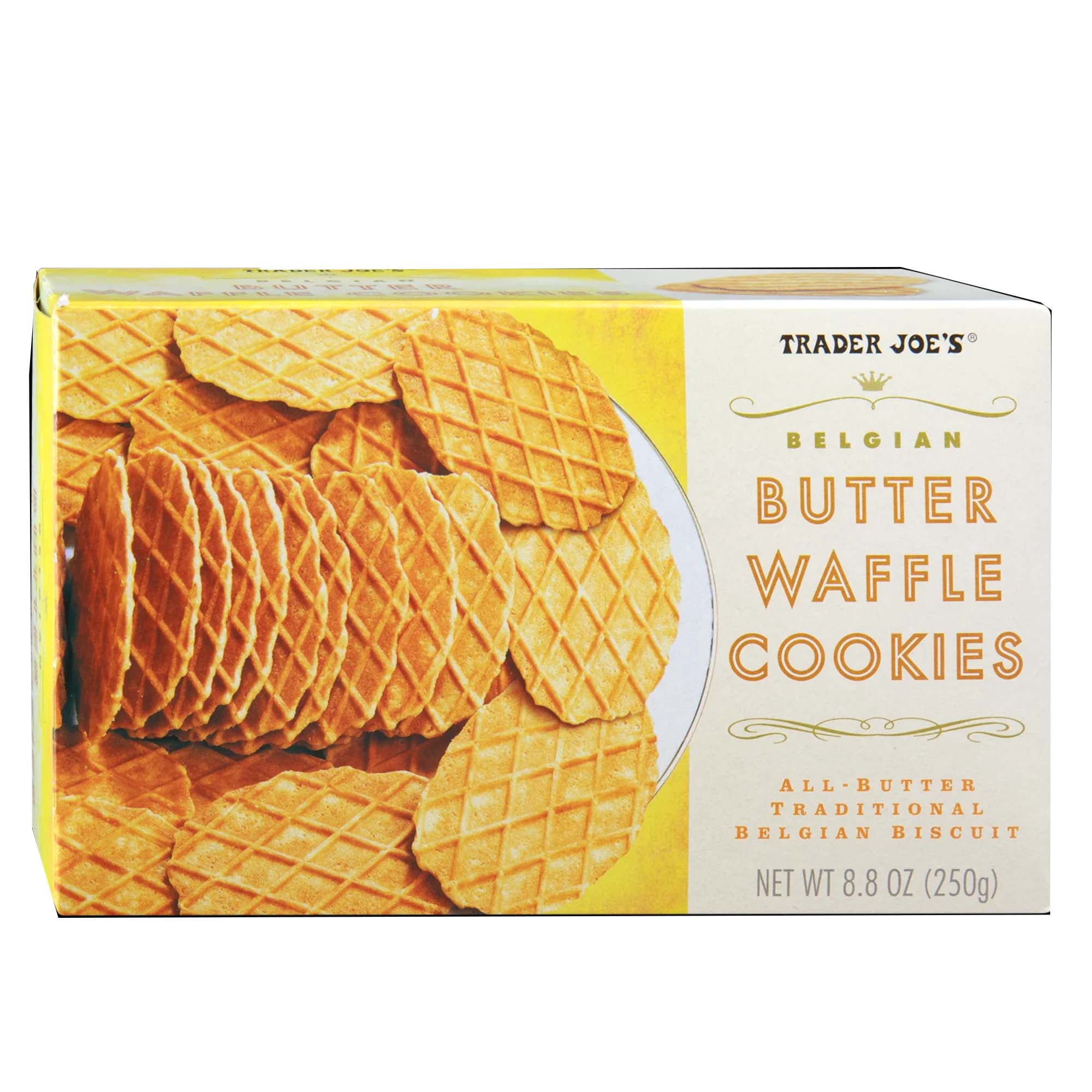 Pack of 3 Trader Joe's Belgian Butter Waffle Cookies | 8.8 oz