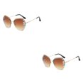 thumbnail image 2 of Gafas de sol sin montura Qarigey Multicolor Lentes de bloqueo de luz, 2 of 6