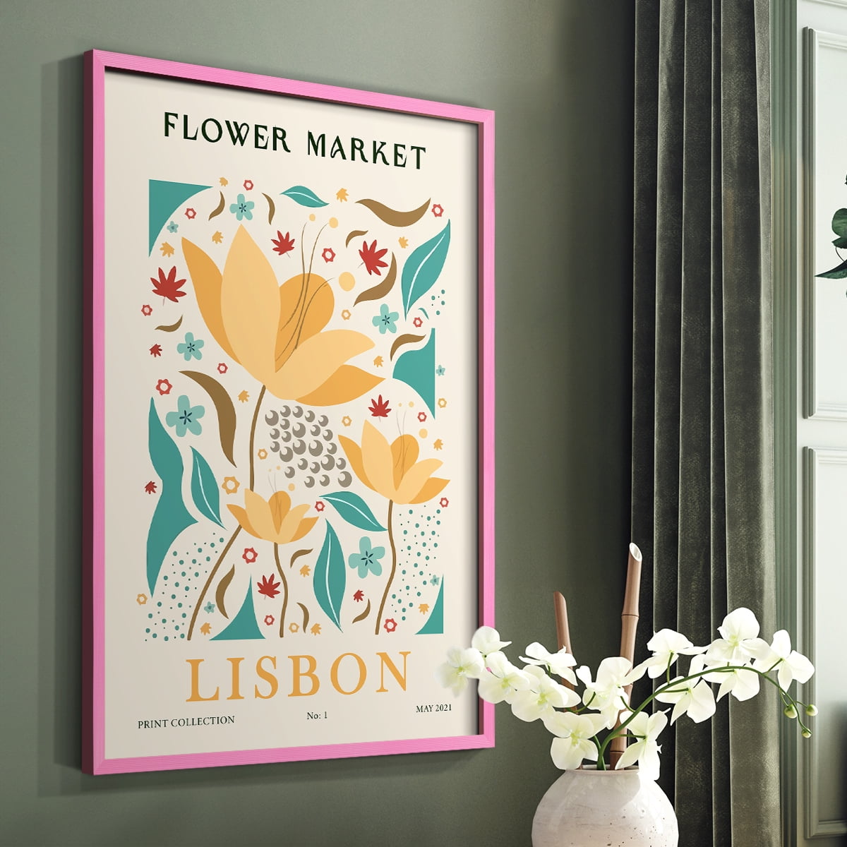 Matisse XL Framed Print - Solid Wood