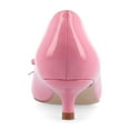 thumbnail image 4 of Journee Womens Lutana Pointed Toe Kitten Heel Pumps, Widths Available, 4 of 10