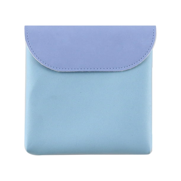 Bolsa para guardar compresas, estuche, bolsas portátiles para guardar compresas durante la menstruación Azul