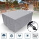 thumbnail image 5 of Ayuda de cocina Funda para muebles de jardín rectangular para mesa de jardín Juego de muebles Nieve Impermeable Anti-UV Transpirable Impermeable y resistente al invierno, 5 of 5