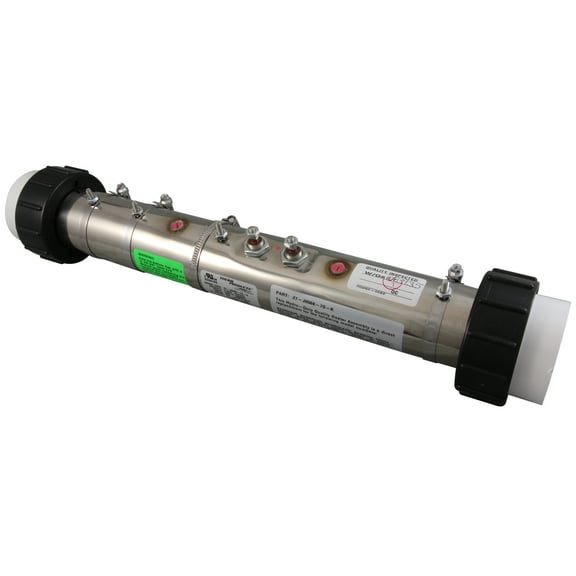 Heater, FloThru, Gecko Universal, 2"x15", 5.5kW, w/o Sensors, Gen