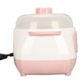 thumbnail image 2 of Riousery US Plug Electric Stew Pot 1L 200W, Smart Ceramic Slow Cooker with Anti-Dry Burn Protection for Porridge and Soup, Pink (9.06 in / 23 cm), 2 of 9