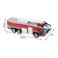 thumbnail image 2 of 1:32 Airport Fire Truck Fire Engine Electric Die-Cast Engineering Vehicles Car Model Toy with Sound, 2 of 5