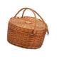 thumbnail image 4 of Cesta de Picnic con tapa, cesta de almacenamiento con asas, cesta de mano en forma de corazón, cesta tejida a mano para barbacoa, regalos de verduras,, 4 of 8