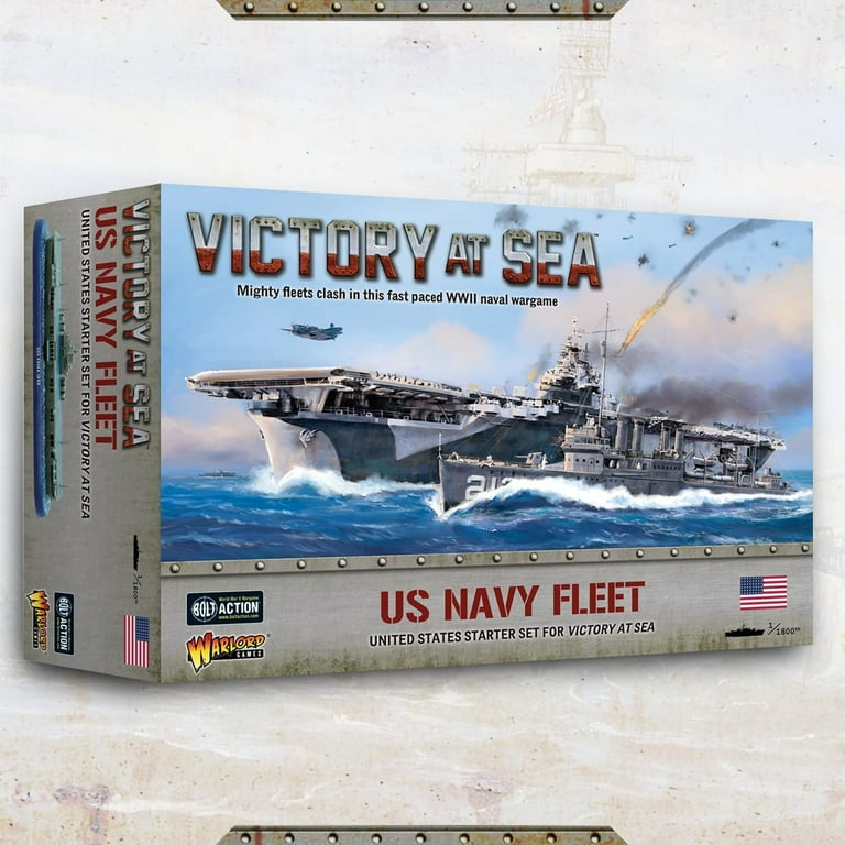 Wargames Delivered Victory at Sea – US Navy Fleet Starter Set WW2