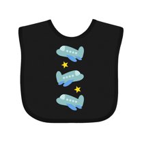 Inktastic Airplane Cute Planes for Boys Boys Baby Bib