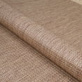 thumbnail image 3 of Couristan 8.5' x 13' Cocoa Brown Bordered Rectangular Polypropylene Area Throw Rug, 3 of 3