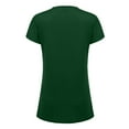 thumbnail image 4 of Patlollav Womens Plus Size Summer V-Neck Short Sleeve Solid Casual T-Shirt Blouse, 4 of 6