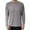 Grey, variant on Fruit of the Loom Men's Repreve Performance Thermal Long Sleeve Crew Shirt, Black Soot, X-Large