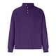 thumbnail image 1 of Camisa informal de manga larga con cuello alto y cuello en V de color sólido para hombre Pompotops oipoqjl52862, 1 of 6