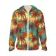 thumbnail image 1 of Balery Colorful Hawaii Palms Sudadera ligera de manga larga con capucha y protección solar UPF 50+ para hombre y mujer, ideal para pesca y running-Small, 1 of 7
