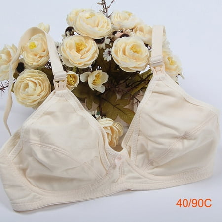 

Women Maternity Bra Breastfeeding Bra Pregnant Feeding Nursing Bra 34-42 Cup C