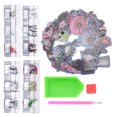 thumbnail image 2 of 1、El proceso de hacer pinturas de diamantes de imitación hechas a mano es muy relajante, cómodo y alivia el estrés, y pasa el día felizmente. 2、Puede mejorar la capacidad práctica y la capacidad, 2 of 9