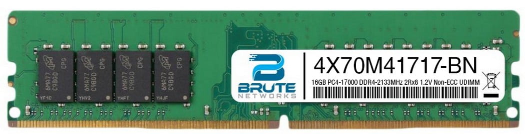 DDR4 2400 MHz DIMM PC4-19200 2Rx8 1.2V 288-Pin Non-ECC UDIMM Desktop RAM Memory Module A-Tech 16GB Replacement for Lenovo 4X70M41717