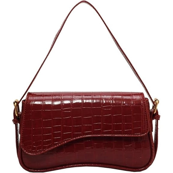2026 Shoulder Bag for Women PU Leather Shoulder Purse Tote Bag Crossbody Purses for Women Trendy with 2 Removable Straps