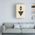 thumbnail image 3 of Trademark Fine Art jay stanley Abstract Triangles 3 Canvas Wall Art, 3 of 4