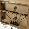 thumbnail image 4 of Modern 63" TV Stand for TVs up to 70" with Geometric-patterned Seadrift, 4 of 8
