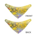 thumbnail image 3 of Honeii Flowers And Butterflies Print Pet Scarf Dog Bandanas for Dogs Triangle Dog Scarfs,Bandana Pet Cute Scarf Bibs for Small Medium Dogs and Cat-Large, 3 of 5