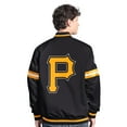 thumbnail image 2 of Men's-Starter  Black Pittsburgh Pirates Scout Full-Snap Varsity Jacket, 2 of 2