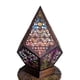 thumbnail image 3 of Lámpara de mesa con proyección de cielo estrellado y mosaico bohemio, lámpara de noche, 3 of 5