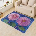 thumbnail image 2 of Dahlia Rugs for Living Room Bedroom - Flower Rug 6x8 - Floral Carpet for Home Decor - Washable Non Slip Patterned Indoor Large Area Rug - Soft & Low Pile (ZL&883), 2 of 7