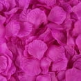 thumbnail image 2 of Ludlz 1000pcs Fabric Rose Petals Wedding Flower Decoration Artificial Rose Flower Artificial Rose Flower Petals Confetti Wedding Decoration Stage Props, 2 of 7