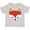 AC-Heather Grey, variant on Fox Woodland Animals Boys or Girls Toddler T-Shirt
