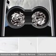 thumbnail image 3 of Car Coasters 2 PCS Stone Cup Holder Marbel Unique Absorbent Ceramic Car Cup Coasters Universal Vehicle Non-Slip Car Cup Holder Coaster, 3 of 6