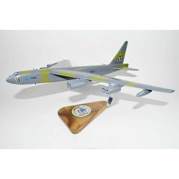 801st Bomb Wing 'Treasure Hunter' 1991 B-52G Model,  1/124 (18") Scale, Mahogany, Bomber