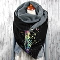 thumbnail image 1 of TIMIFIS Tuques pour Femmes Mode Hiver Femmes Imprimé Bouton Doux Châle Décontracté Chaud Foulards Châles -, 1 of 3