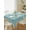Turquoise, variant on Navy Blue Coral Coastal Table Cloth, Ocean Nautical Seaside Beach Waterproof Tablecloth for Rectangle Tables, Reusable Washable Fabric Table Cover for Restaurant Kitchen Dining Tables 54"x108"