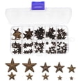 thumbnail image 1 of 150pcs DIY Leathercraft Star Rivets Metal Studs Rivets Decorative Rivets, 1 of 8